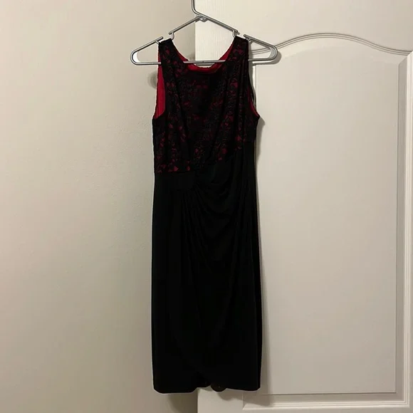 Enfocus Studio Dresses | Black Lace And Red Dress | Color: Black/Red | Size: 12p | Leesfinefinds's Closet Enfocus Studio Dresses | Black Lace And Red Dress | Color: Black/Red | Size: 12p | Leesfinefinds's Closet